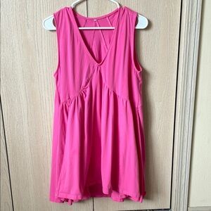 Vibrant Pink Sleeveless Dress